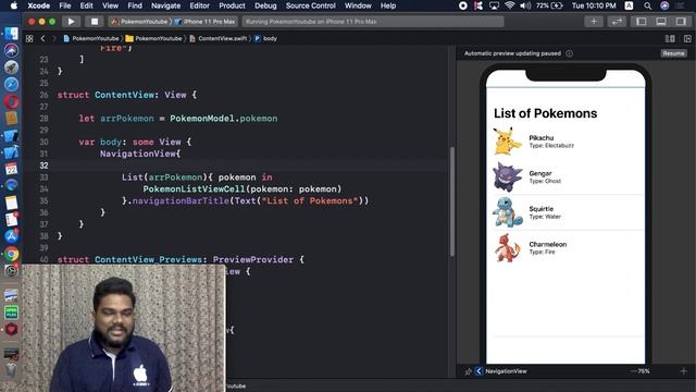 [PART - 2] SwiftUI Basics - Dynamic List And Details | NavigationView in iOS Hindi. смотреть онлайн