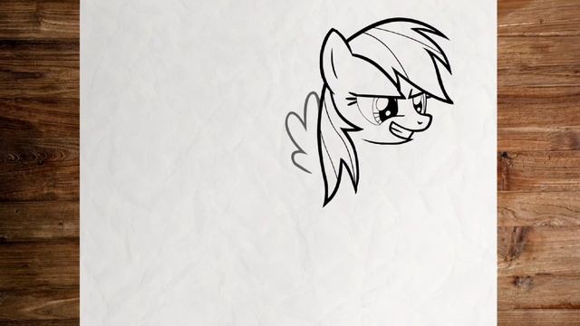 How to draw Rainbow Dash ? смотреть онлайн