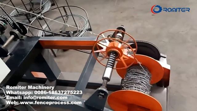 Автоматическая машина для изготовления колючей проволоки с проволочным коллектором смотреть онлайн