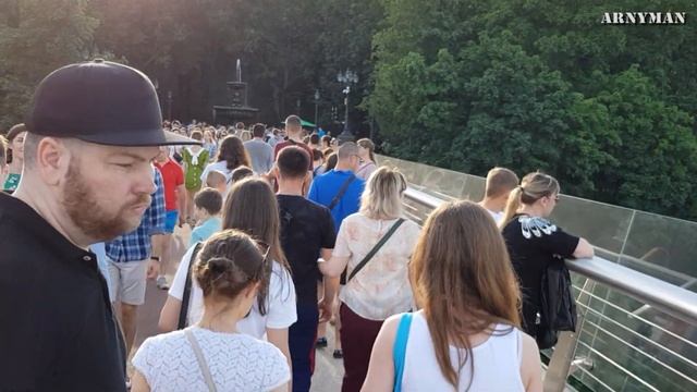 Новый мост в Киеве (мост Кличко): наша прогулка (9 июня 2019 г.) | ArnyMAN смотреть онлайн