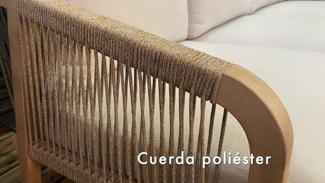 Conjunto de jardín acacia y cuerda color claro – Riviera смотреть онлайн