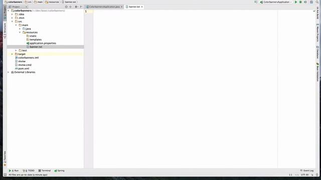 Spring Boot Custom Banner смотреть онлайн