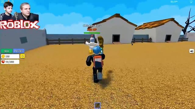 Роблокс СУПЕР ДУБИНА ЧИТЕРА в СИМУЛЯТОР ОРУЖИЯ = ROBLOX по русски смотреть онлайн