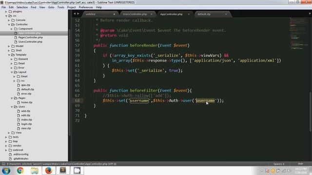 Cakephp 3 login (Auth component#3 final part) смотреть онлайн