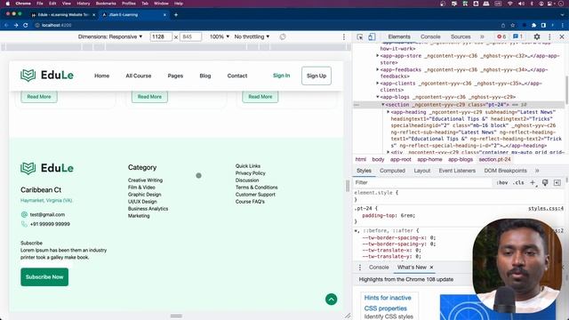 Responsive Footer with Angular and Tailwind CSS | தமிழ் | ACC-20 смотреть онлайн