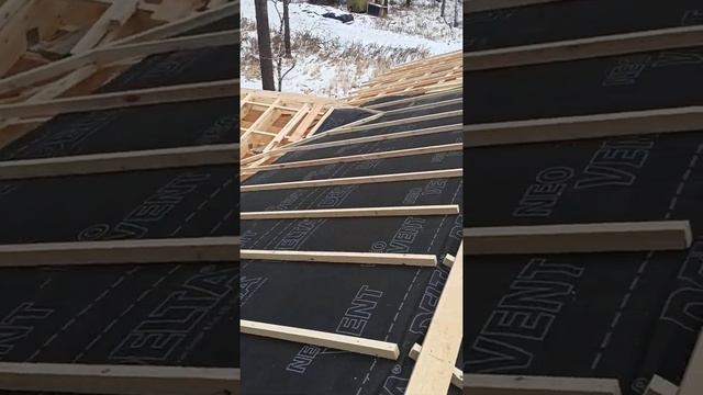 Обрешетка на мансардной кровле смотреть онлайн