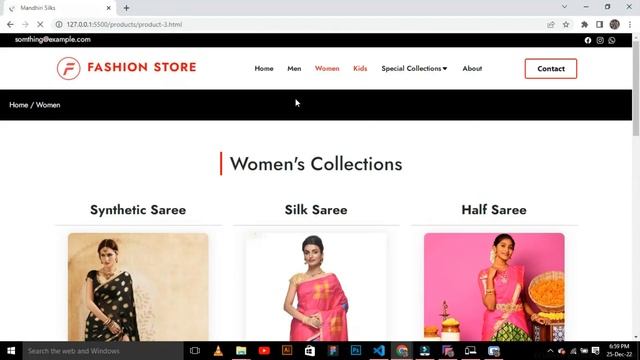 Fashion Store Website | Clothing Store Website| Website using HTML CSS Bootstrap and Javascript смотреть онлайн