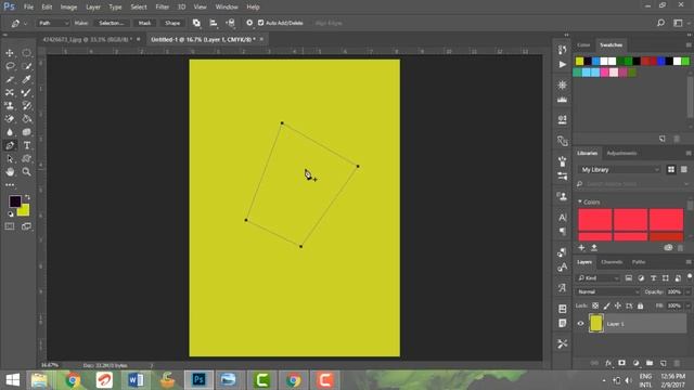 Photoshop - Paint Bucket Tool смотреть онлайн
