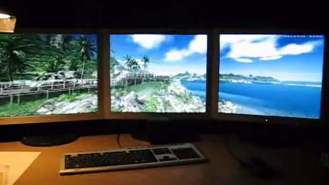 Crysis SP Demo on Triple Screen смотреть онлайн