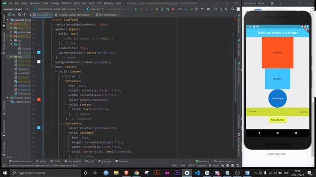 Flutter - How To Get A Widget's Size (Width & Height Value) смотреть онлайн