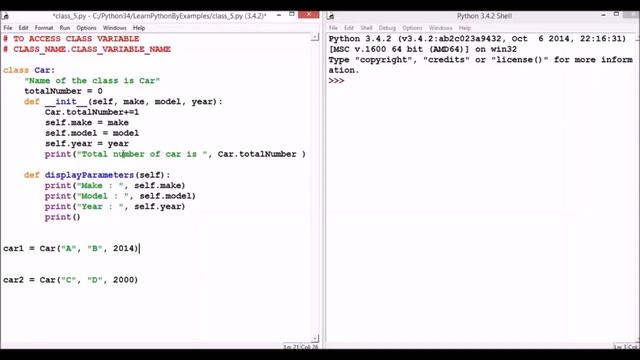 #38 Python tutorial-Python for beginners|Class Variables смотреть онлайн