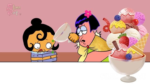 Rich Pregnant vs Broke Pregnant??? Mukbang Animation | SpongeBob Animation | SLIME CAT