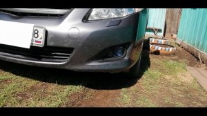 Установил БИксеноновые линзы вместо штатных туманок на Тойота Королла 150 кузов 2007 г.