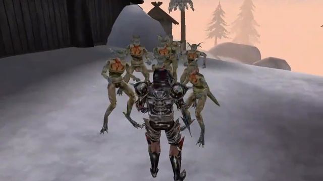 Morrowind decided to load werewolves as Argonians in my old corrupted Xbox save Best glitch ever смотреть онлайн
