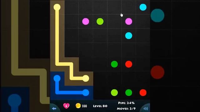 flow game facebook - basic pack level 80 Connect the dots смотреть онлайн