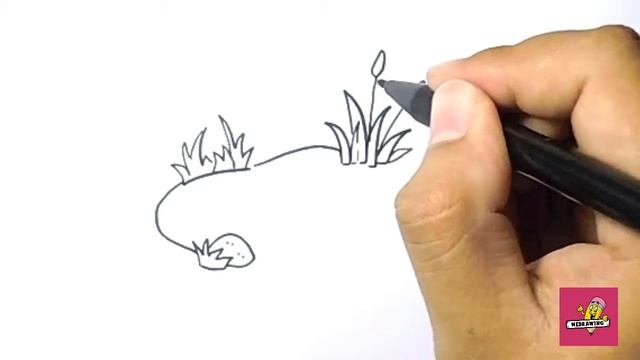 How to Draw Pond | Drawing Easy Step by Step смотреть онлайн