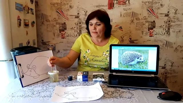 Рисование "Ежик" (младшая группа) смотреть онлайн