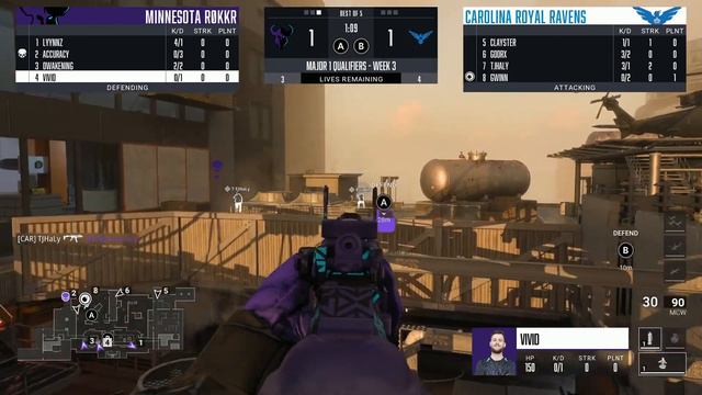 Minesota Rokkr vs Carolina Royal | Qualifiers | Major I | CDL 2024 смотреть онлайн