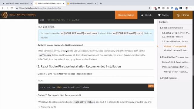 React Native Push Notifications #4 -Firebase ile Remote Bildirimler (IOS) смотреть онлайн