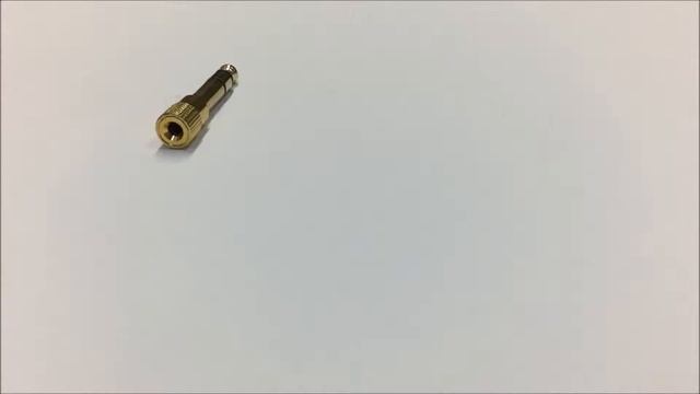 Adaptador audio estereo jack 3.5/H - JACK 6.35/M Dorado distribuido por CABLEPELADO ® смотреть онлайн