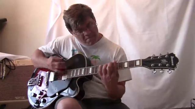 Ibanez AS75 & roland microcube amp смотреть онлайн