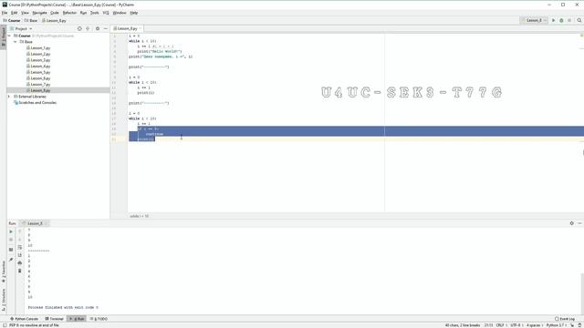 Урок 11 Цикл while #python #course #learning смотреть онлайн