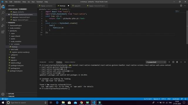 react native tutorial #2 (using navigation tool into your app) смотреть онлайн