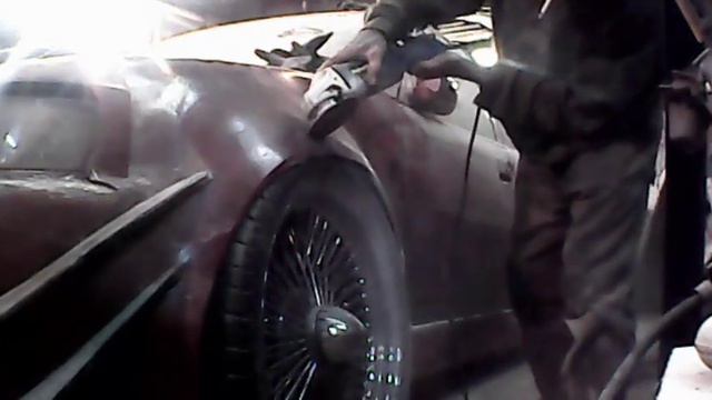 Sanding down. Fenders and bumper started Fender Flare fiberglass смотреть онлайн