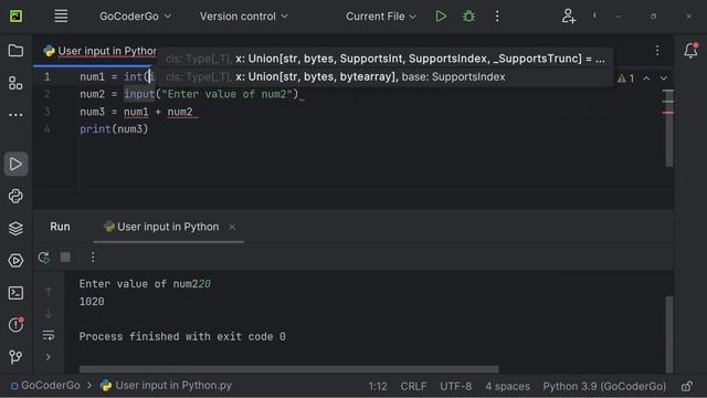 User Input functions in Python | How to get user input in Python ? | input() function in python смотреть онлайн