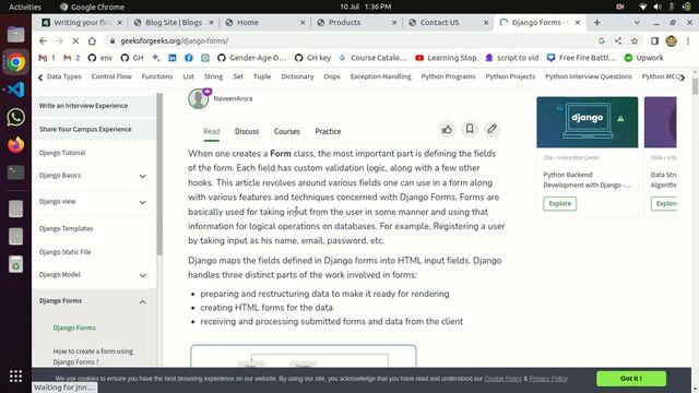 Build a Simple Django Blog Site from Scratch | Beginner-Friendly Tutorial смотреть онлайн