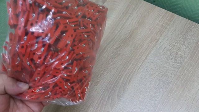 Прищепки-мини для бокала красные деревянные [500шт] L=3см ProHotel арт 27250 смотреть онлайн