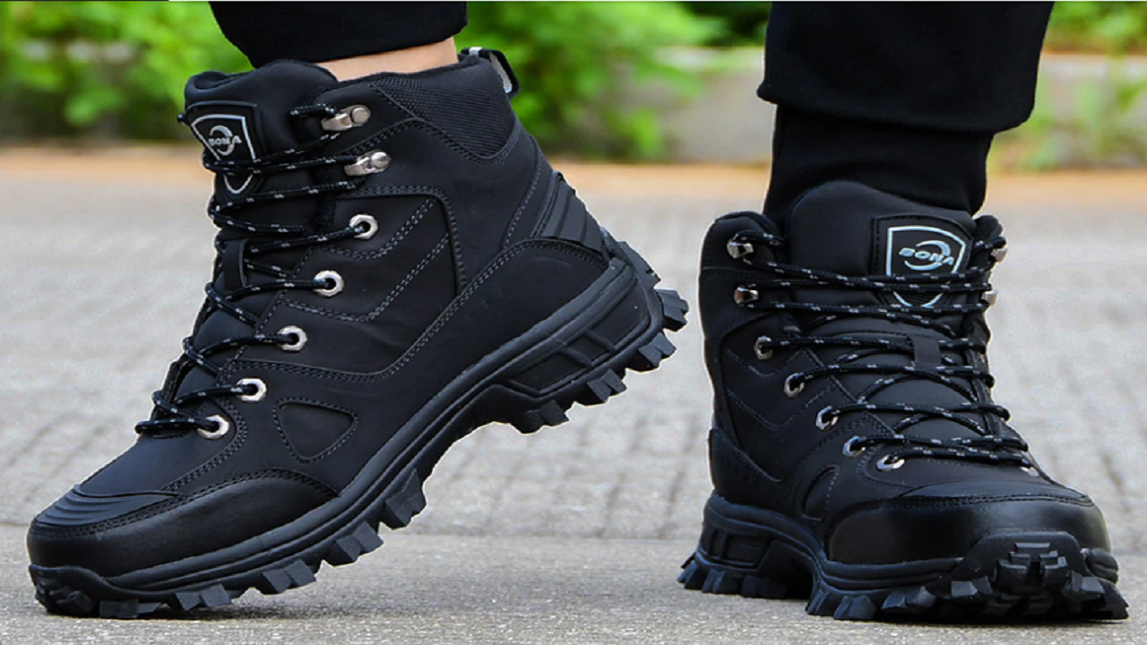 Мужские зимние кроссовки BONA с АлиЭкспресс - Топ кроссовки на зиму смотреть онлайн