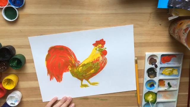 КАК НАРИСОВАТЬ ПЕТУХА? смотреть онлайн