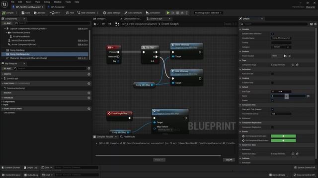 Unreal Engine - карта (MiniMap) смотреть онлайн