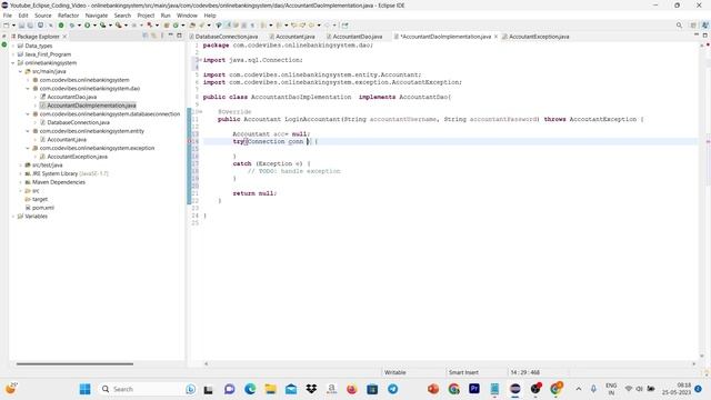 OnlineBankingSystem Console Based Project in Java Part1 смотреть онлайн