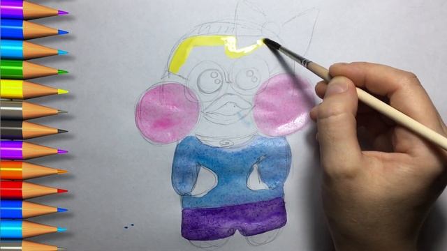 HOW TO DRAW LALAFANFAN DUCK? смотреть онлайн