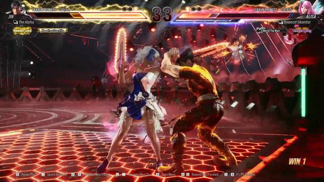 Tekken 8 | Jin Vs The Best Pakistani Alisa Dawood Sikandar Crazy Match смотреть онлайн