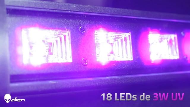 BARRA LED UV LUZ NEGRA DMX FERVANERO VENTAS смотреть онлайн