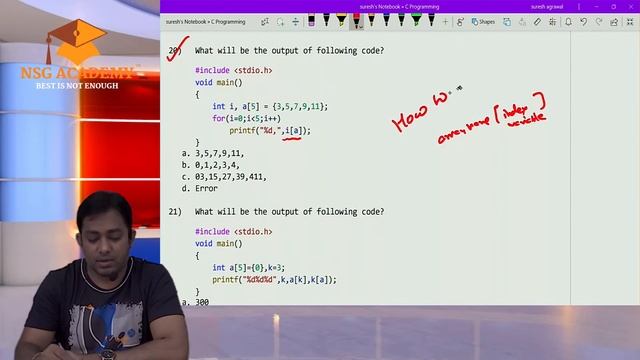 C Programming MCQ (Part - 4) смотреть онлайн