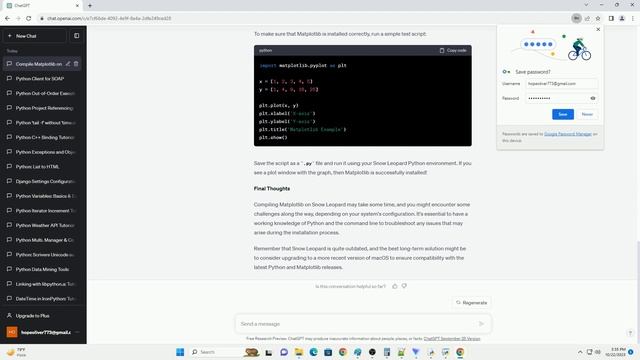 Compile Matplotlib for Python on Snow Leopard смотреть онлайн