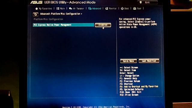 ASUS H81M-K BIOS setup смотреть онлайн