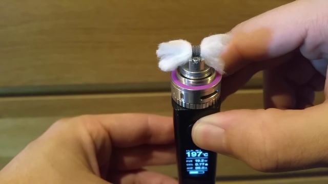 VTC mini 3.0 SS316L TCR 88 Dry cotton test смотреть онлайн