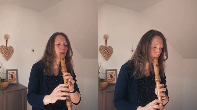 Slavonic Dance 8 - Antonin Dvořák (alto recorder duet) смотреть онлайн