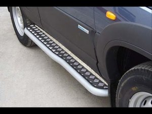 Пороги Нива Шевроле/Тревел с перегибом в 2 см