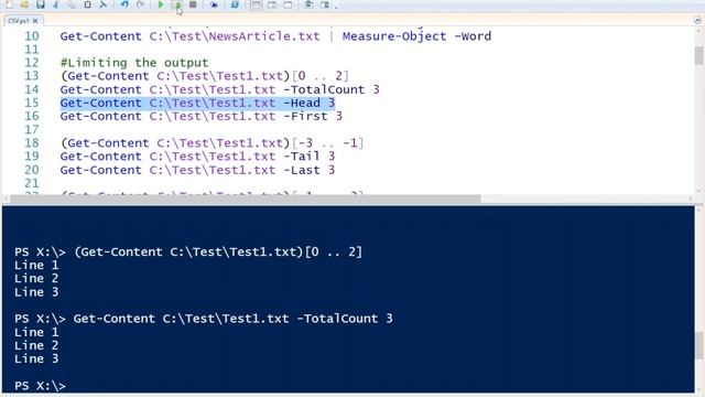 Windows PowerShell - How to - Working with TXT and CSV Files смотреть онлайн