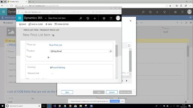 Product Catalog Set Up in Dynamics 365 смотреть онлайн