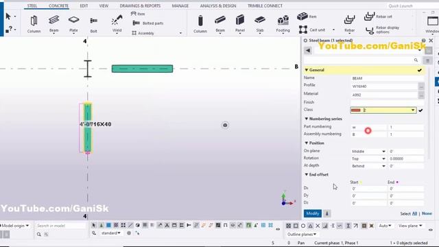 Tekla Structures Tutorial 95 | How to use Extend component in Tekla смотреть онлайн