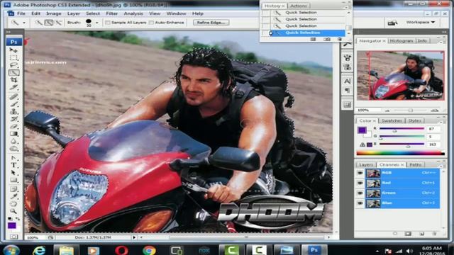 How to blur background photos In Photoshop Cs3 смотреть онлайн