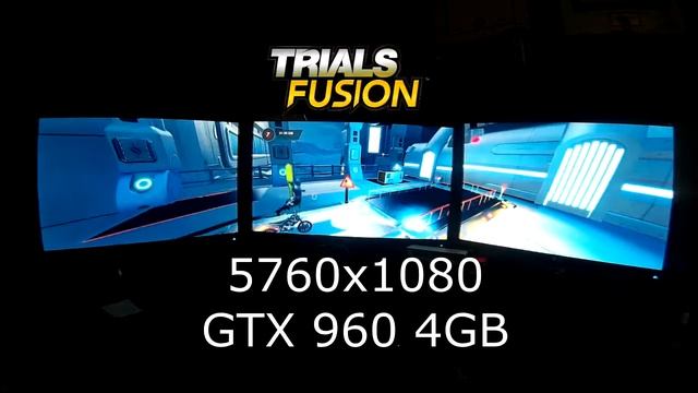 Trials Fusion on Triple 27" Monitors (Nvidia Surround/AMD Eyefinity) 5760x1080 смотреть онлайн