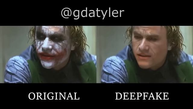 Heath Ledger's Joker without Makeup [DeepFake] смотреть онлайн